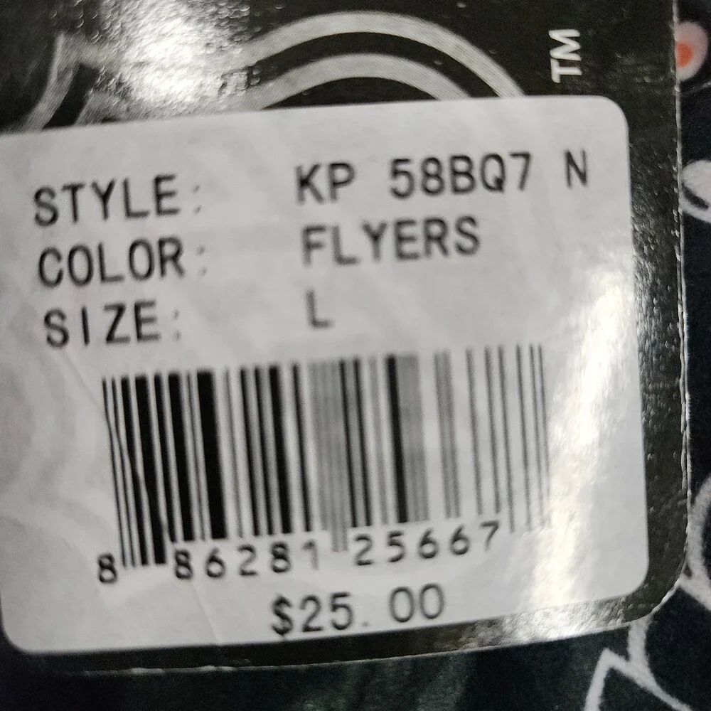 Nhl Philadelphia Flyers Youth Sleep Pants L Flame Resistant Pajamas Lg 135